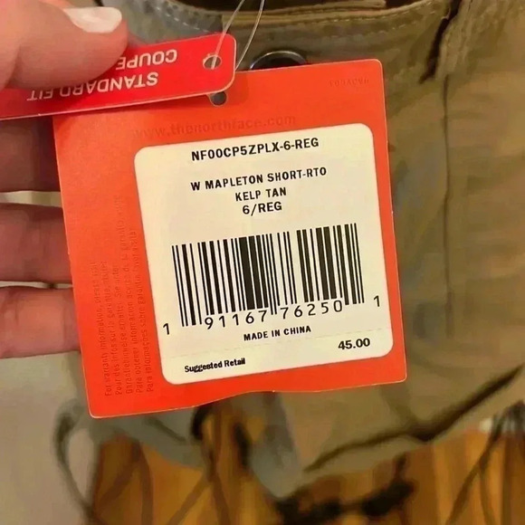 NWT The North Face Mapleton Shorts-Sz 6 - Picture 3 of 6